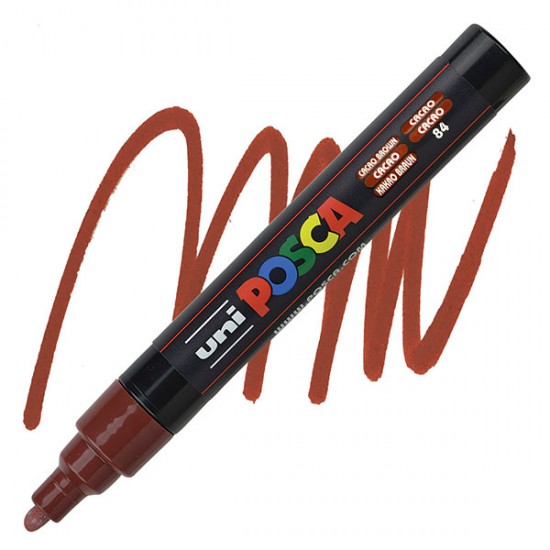 ΜΑΡΚΑΔΟΡΟΣ POSCA PC-5M ΚΑΚΑΟ ΜΑΡΚΑΔΟΡΟΣ POSCA PC-5M ΚΑΚΑΟ